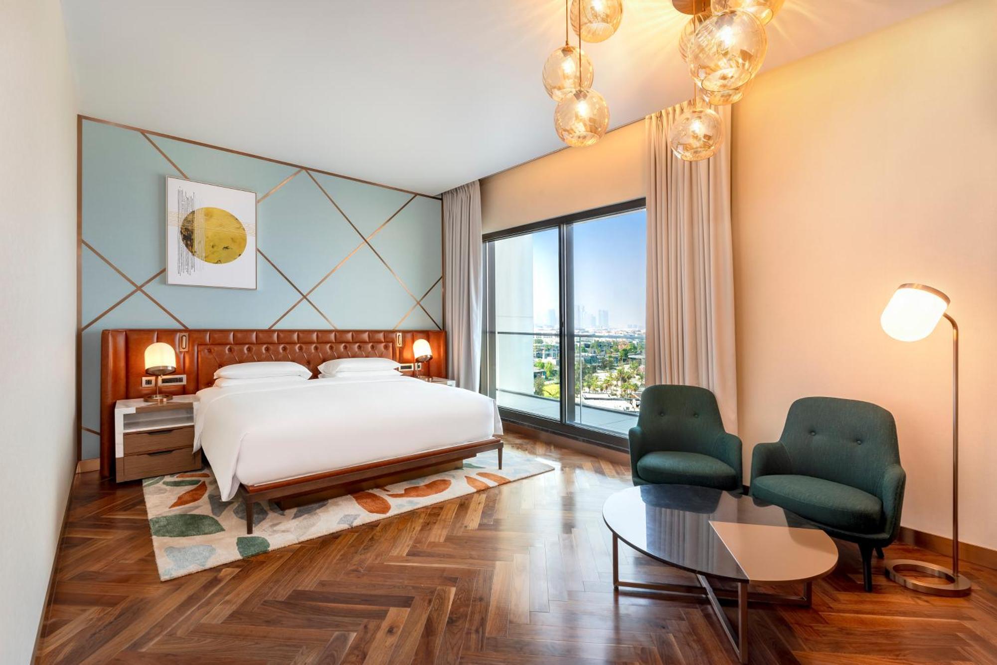Hyatt Centric Jumeirah Dubai Exterior photo A bedroom at the hotel